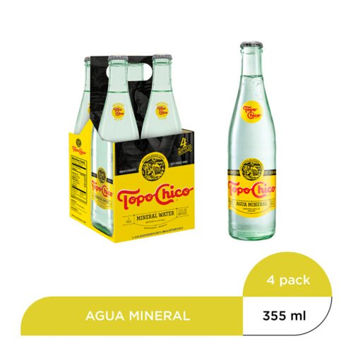 Agua Mineral Natural TOPO CHICO 4 PACK 355 ML