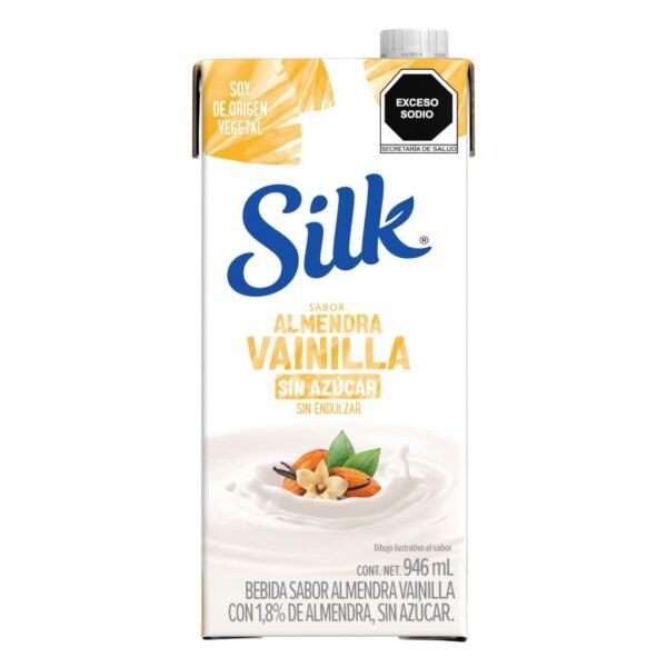 25293002937-1.jpg Alimento Liquido Uht Almendra Azucar SILK VAINILLA 946 ML