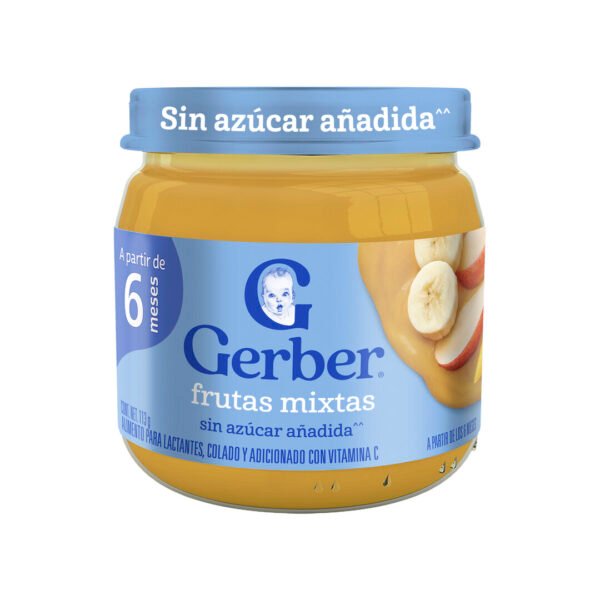 Papilla De Frutas Mixtas GERBER ETAPA 2 113 GRS