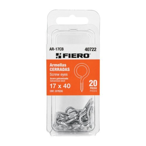 AR-17CB.jpg Blíster con 20 armellas cerradas de 17 x 40, FIERO