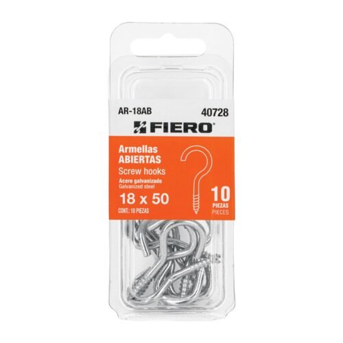 AR-18AB.jpg Blíster con 10 armellas abiertas de 18 x 50, FIERO