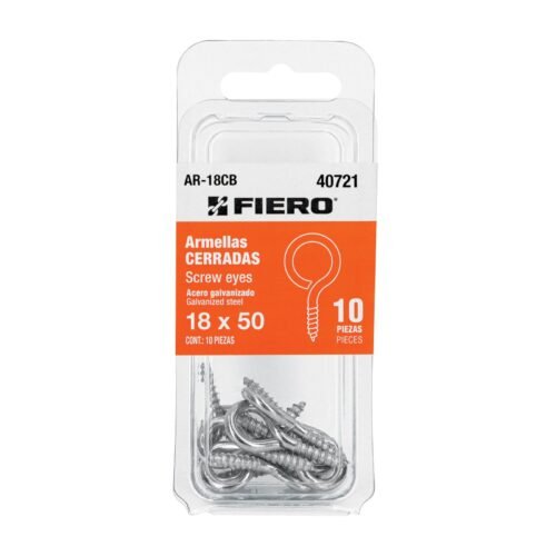 AR-18CB.jpg Blíster con 10 armellas cerradas de 18 x 50, FIERO