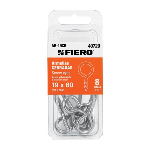 AR-19CB.jpg Blíster con 8 armellas cerradas de 19 x 60, FIERO
