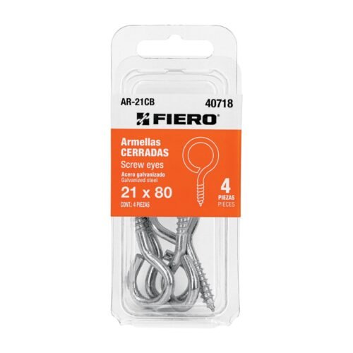 AR-21CB.jpg Blíster con 4 armellas cerradas de 21 x 80, FIERO