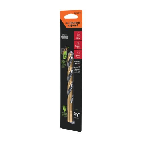BAV-3-8-B.jpg Broca HSS 3/8' Trugold para metal en blíster, EXPERT