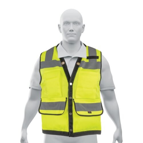 CHS-800V-M.jpg Chaleco seguridad reforzado amarillo con bolsas, M, EXPERT