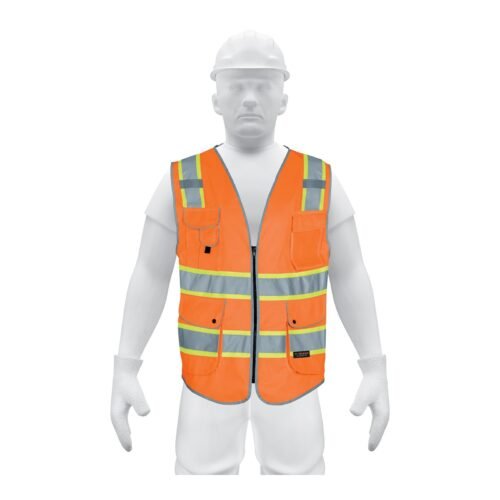CHS-900N-XL.jpg Chaleco de seguridad de alta visibilidad, naranja, EG,EXPERT