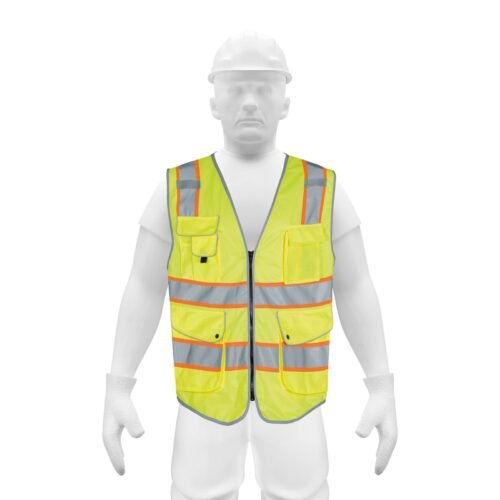 CHS-900V-M.jpg Chaleco de seguridad de alta visibilidad, amarillo,M, EXPERT