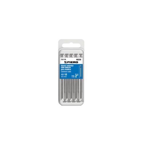 CLE-2A.jpg Blíster con 35 clavos estándar 2' con cabeza, FIERO