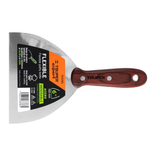 ET-6XM.jpg Espátula 6' Acero Inoxidable con Mango de Madera, ideal para aplicar acabados y reparaciones, clave 101086 - Expert