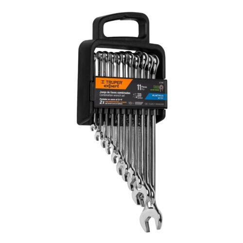 JC-11M.jpg Juego de 11 llaves combinadas extralargas pulidas mm, EXPERT