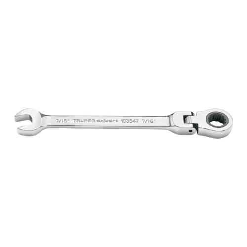 Llave combinada con matraca 7/16' flexible, EXPERT