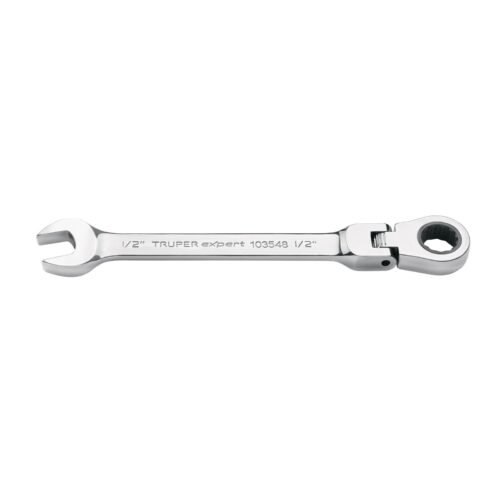 Llave combinada con matraca 1/2' flexible, EXPERT
