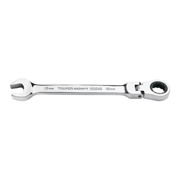 Llave combinada con matraca 18 mm flexible, EXPERT