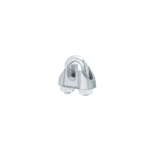 Blíster c/2 nudos (perros) de hierro p/cable de 1/8', FIERO