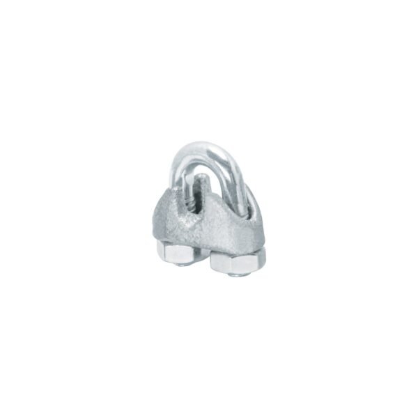 Bolsa c/50 nudos (perros) de hierro p/cable de 3/16', FIERO