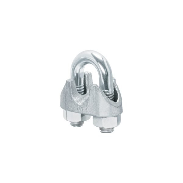 Bolsa c/25 nudos (perros) de hierro p/cable de 5/16', FIERO