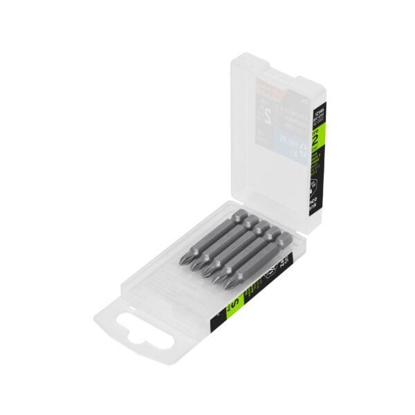 Estuche con 5 puntas de cruz PH1 largo 2', TRUPER EXPERT