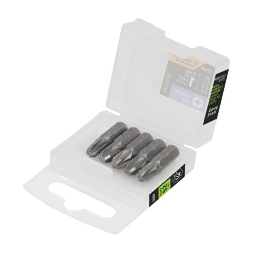 PUDE-2103.jpg Estuche con 5 puntas pozidriv PZ3 largo 1', TRUPER EXPERT