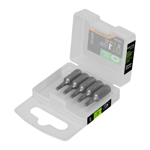 PUDE-5110.jpg Estuche con 5 puntas torx T10 largo 1', TRUPER EXPERT