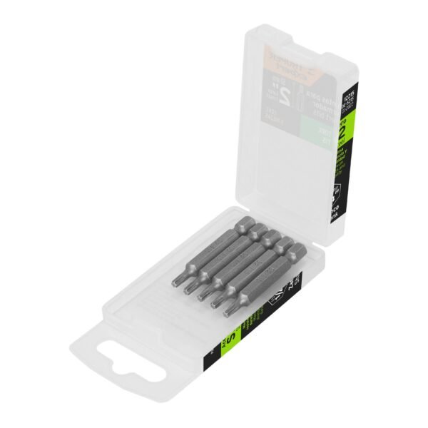 PUDE-5215.jpg Estuche con 5 puntas torx T15 largo 2', TRUPER EXPERT