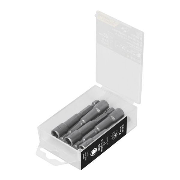Estuche con 5 dados magnéticos de 1/4' largo 2-1/2', EXPERT